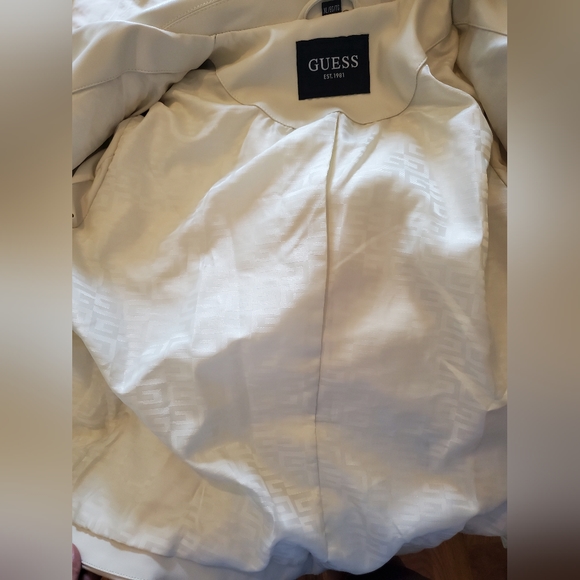 Women Guess Moto style Jacket in Ivy - Picture 5 of 7